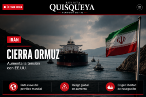 Irán cierra el estrecho de Ormuz tras bloqueo de EE.UU.