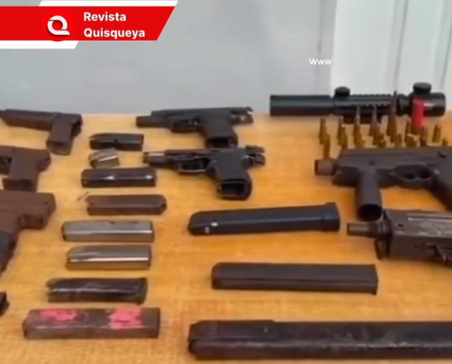 Caen armas de guerra en Barahona: ocupan subametralladoras Uzi y arrestan a un hombre