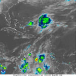 Indomet prevé aguaceros, tormentas eléctricas y ráfagas de viento esta tarde por incidencia de vaguada