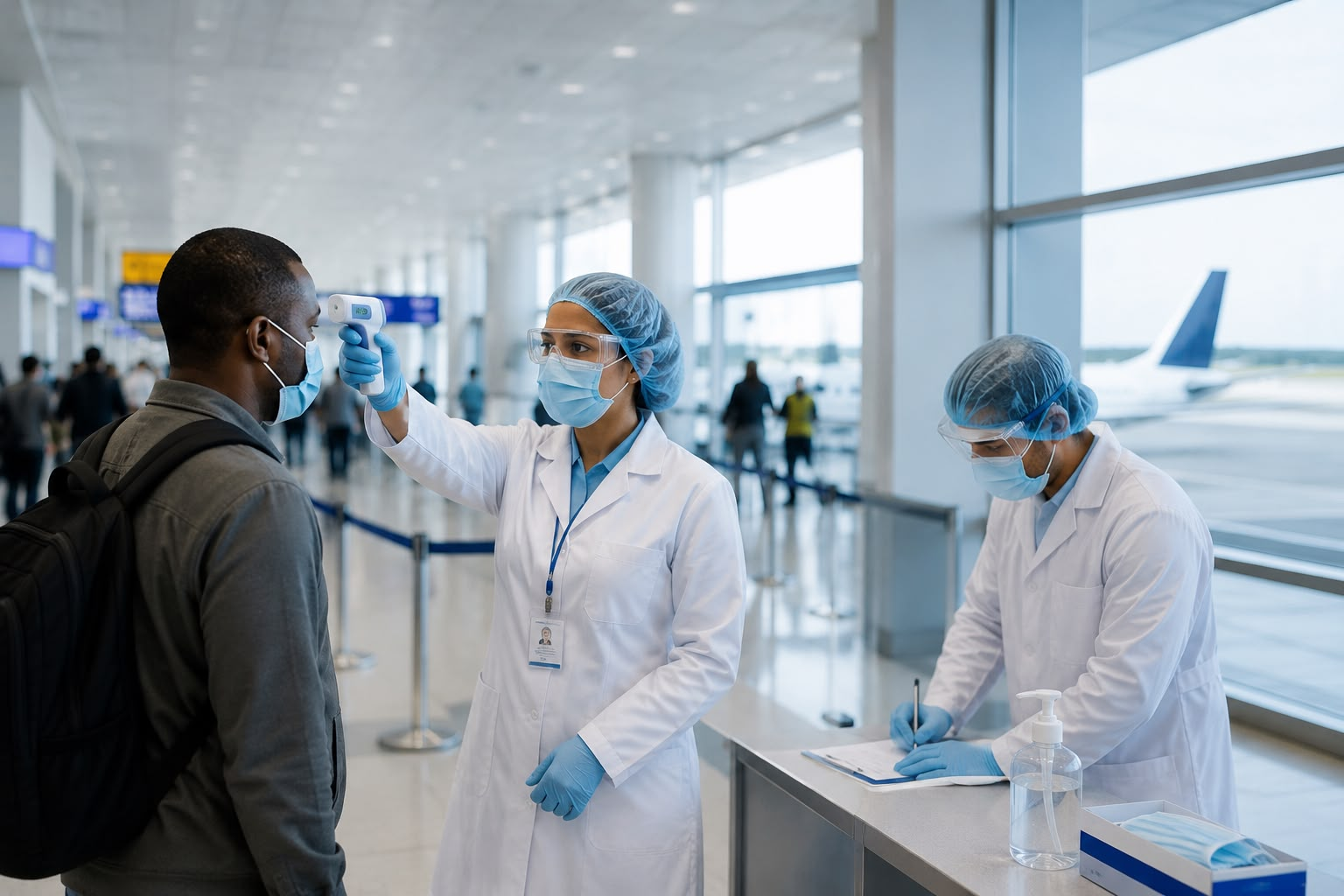 RD refuerza controles sanitarios en aeropuertos ante alerta internacional por ébola