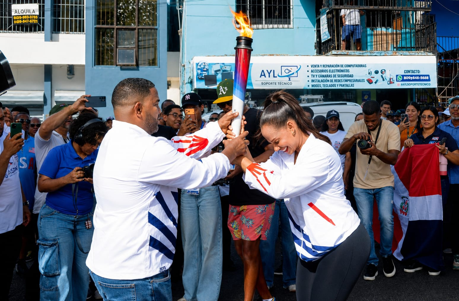 SDN recibe Antorcha de los XXV Juegos Centroamericanos y del Caribe Santo Domingo 2026