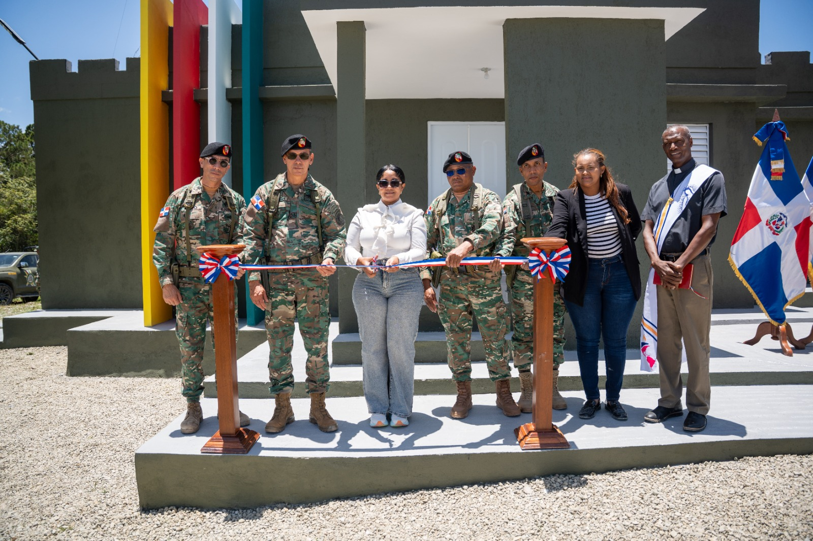 Ejército entrega remozado el emblemático puesto militar Pirámide 204 en la Sierra de Neyba