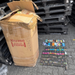 DNCD intercepta 100 vapers llenos de presunta marihuana en el puerto de Haina Oriental