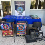 DINTEL ocupa drogas, cigarrillos de contrabando y máquinas tragamonedas durante operativos en Santo Domingo Este