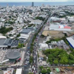 DIGESETT monitorea el tránsito con drones ante lluvias en el Distrito Nacional