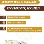JCE realizará operativo móvil de cedulación para dominicanos en New Brunswick
